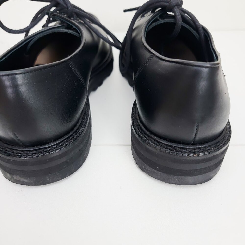 BODE University Leather Derby Loafers in Black 41 8 - Picture 8 of 12